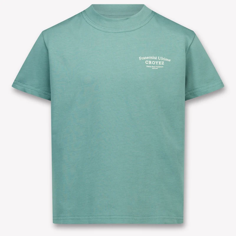 Croyez Kinder Jongens T-Shirt In Groen 10 Jaar