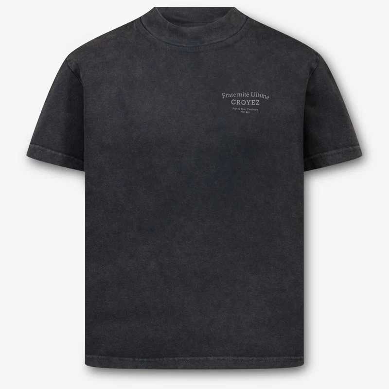 Croyez Kinder Jongens T-Shirt In Antraciet 16 Jaar
