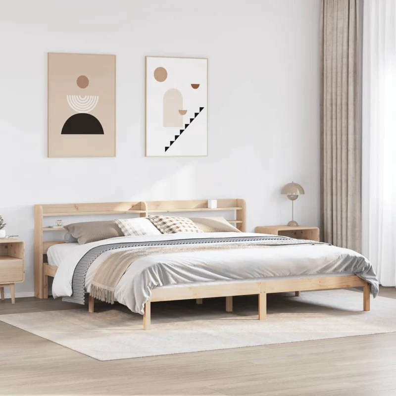 Sängynrunko ilman patjaa 180x200 cm täysi mänty