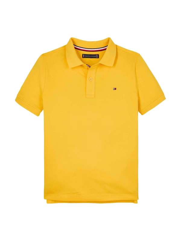 Tommy Hilfiger - Boys' Essential Flag Embroidery Regular Fit Polo Yellow / 14