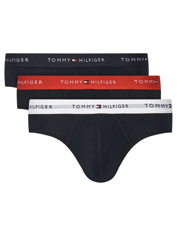 Tommy Hilfiger - Men's 3-Pack Logo Waistband Boxer Briefs Triple Navy / XXL