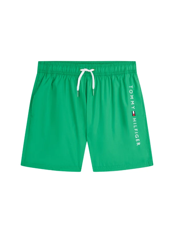 Tommy Hilfiger - Boys - Medium Drawstring Swimwear Green / 14-16