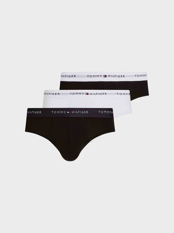 Tommy Hilfiger - Men's 3-Pack Logo Waistband Boxer Briefs Multi Color / XL