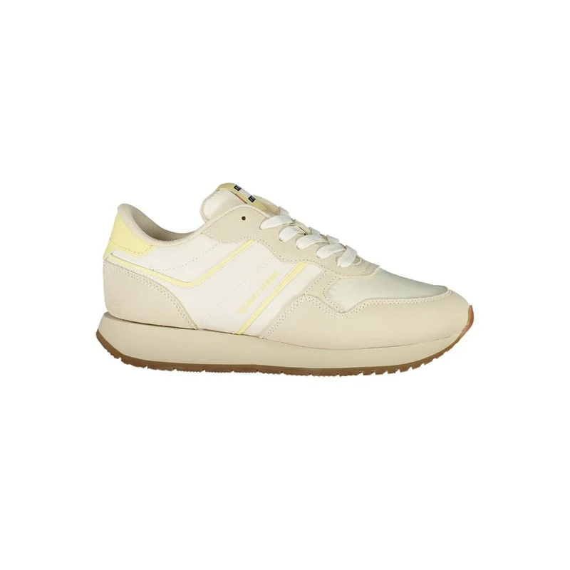 Tommy Hilfiger Beige Polyurethane Women Sneaker EU38/US8