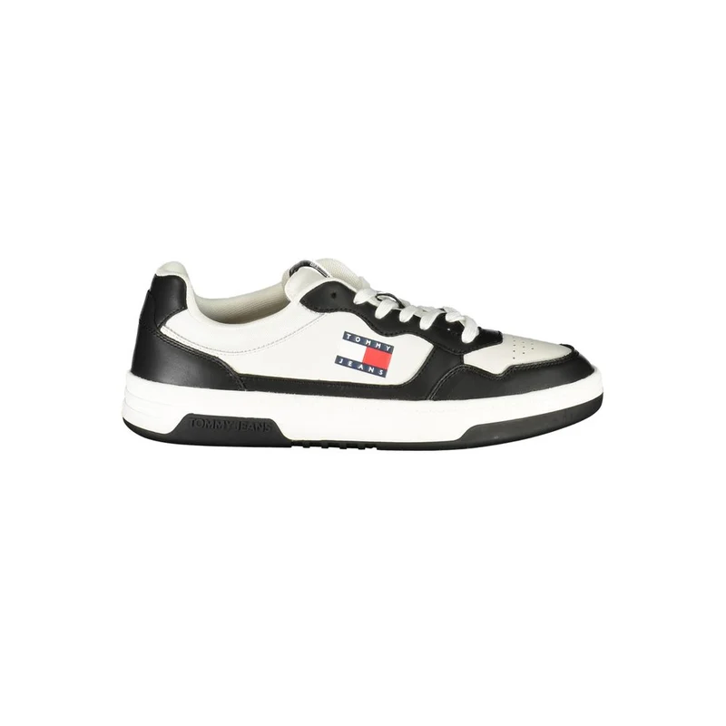 Tommy Hilfiger Black Polyurethane Men Sneaker EU45/US12