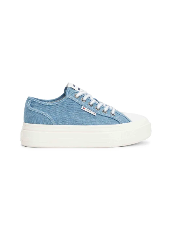 Tommy Hilfiger Jeans - Women's Denim Platform Trainers Denim / 36