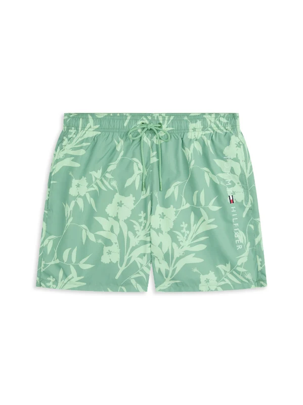 Tommy Hilfiger - Men's Original Ombre Mid Length Swim Shorts Mint Green / L