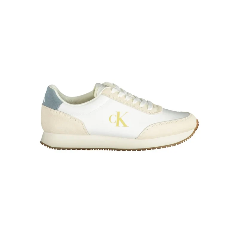 Calvin Klein White Polyester Men Sneaker EU45/US12