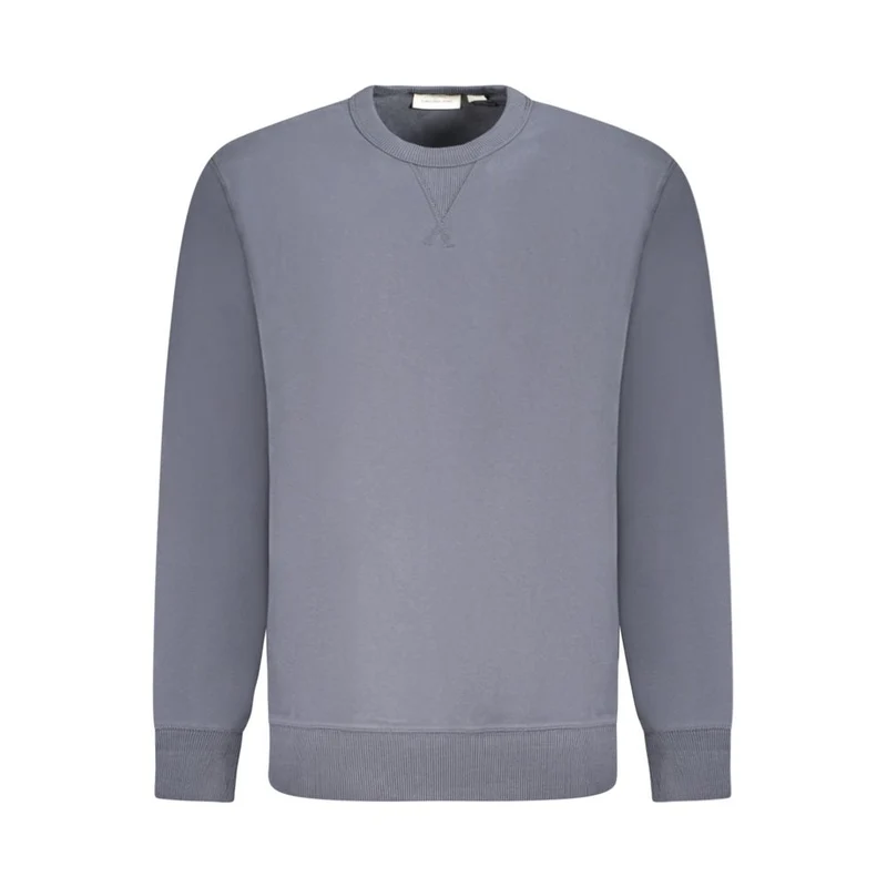 Calvin Klein Blue Cotton Men Sweater XL