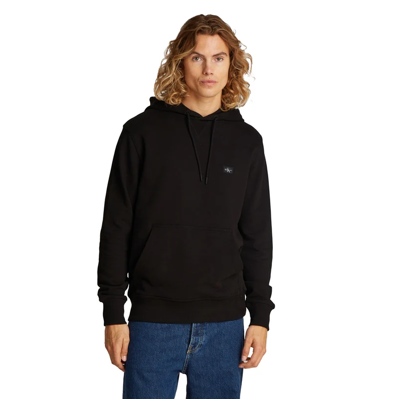 Felpa Uomo Calvin Klein Woven Nero S