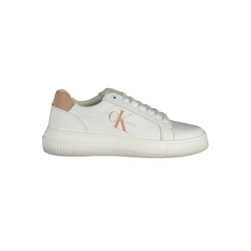Calvin Klein White Leather Women Sneaker EU38/US8