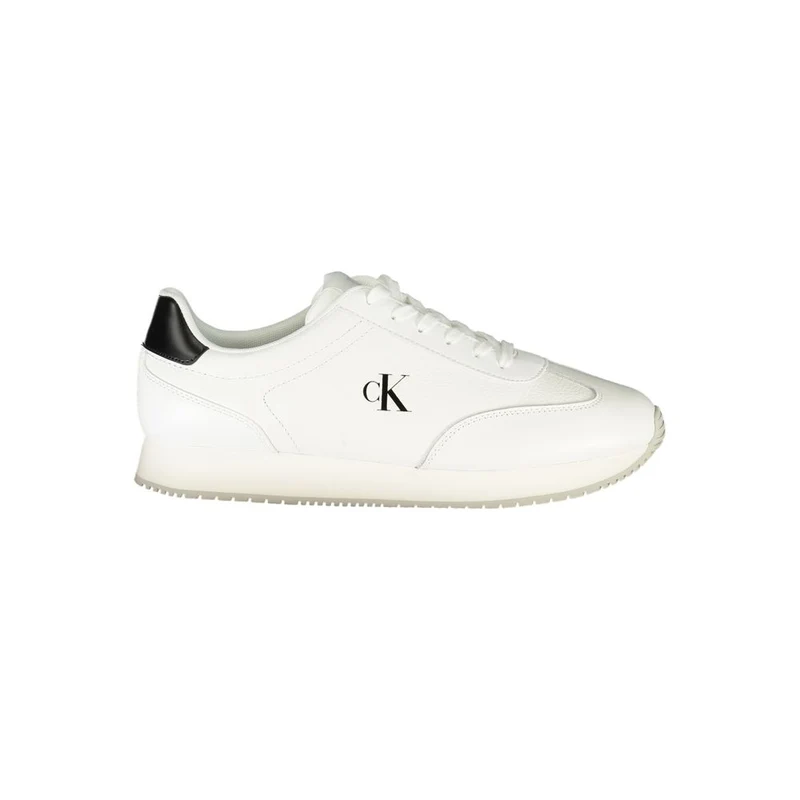 Calvin Klein Bianco Polyurethane Men Sneaker EU45/US12
