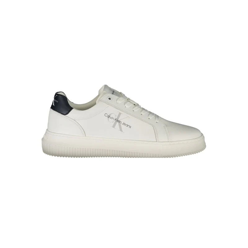 Calvin Klein Bianco Leather Men Sneaker EU45/US12