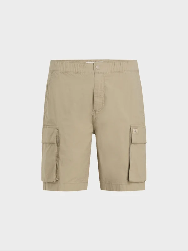 Calvin Klein Jeans - Men's Regular Fit Fabric Washed Cargo Shorts Grey / 38