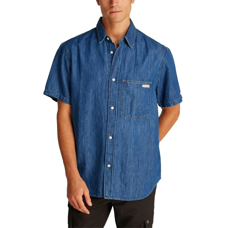 Calvin Klein Jeans Blue Denim Shirt IT48 | L