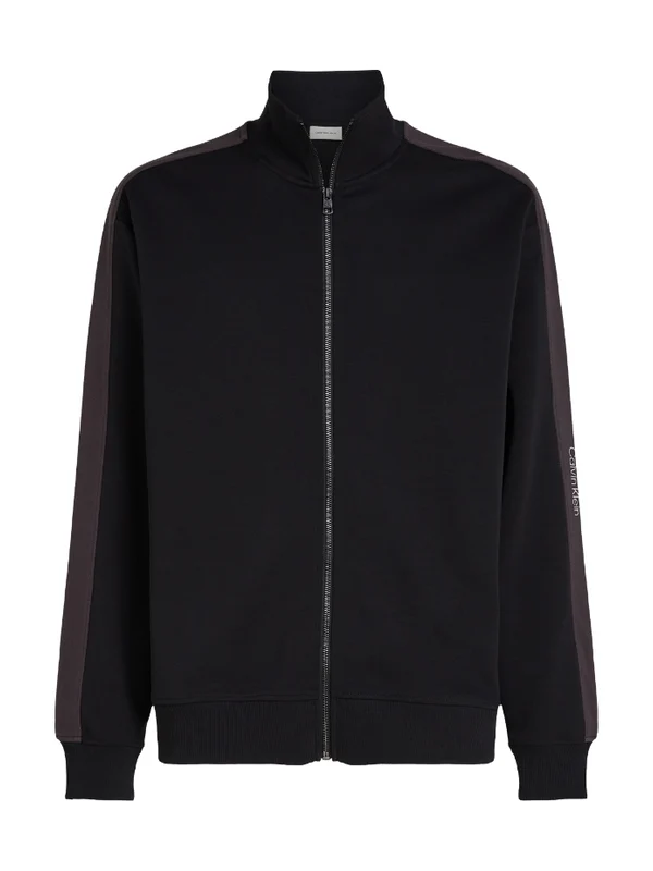 Calvin Klein Jeans - Logo Tape Regular Fit Sweatshirt Black / XS