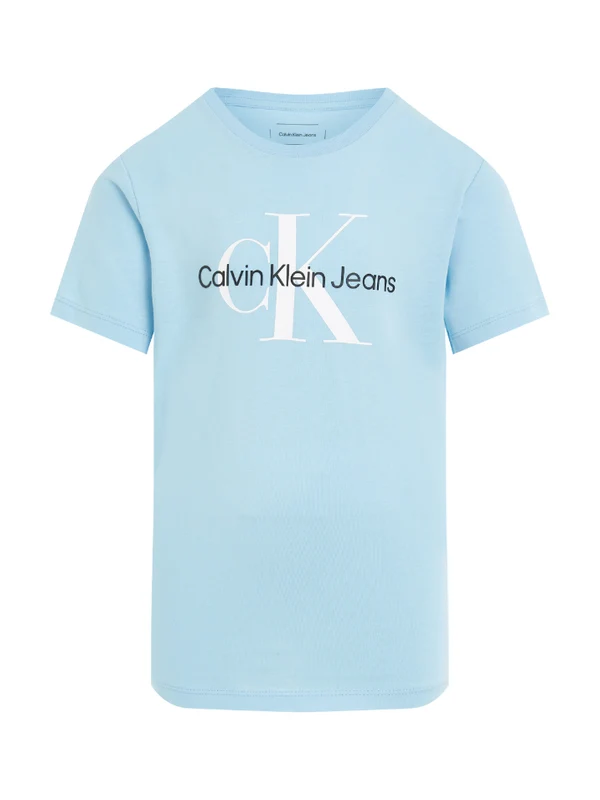 Calvin Klein Jeans - Children’s Monogram Logo T-Shirt Blue / 10