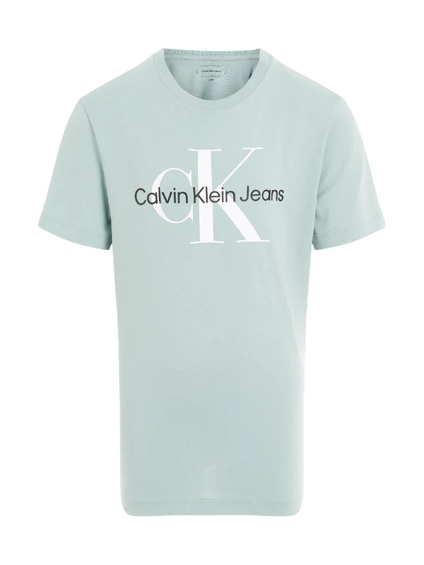 Calvin Klein Jeans - Children’s Monogram Logo T-Shirt Mint Green / 6