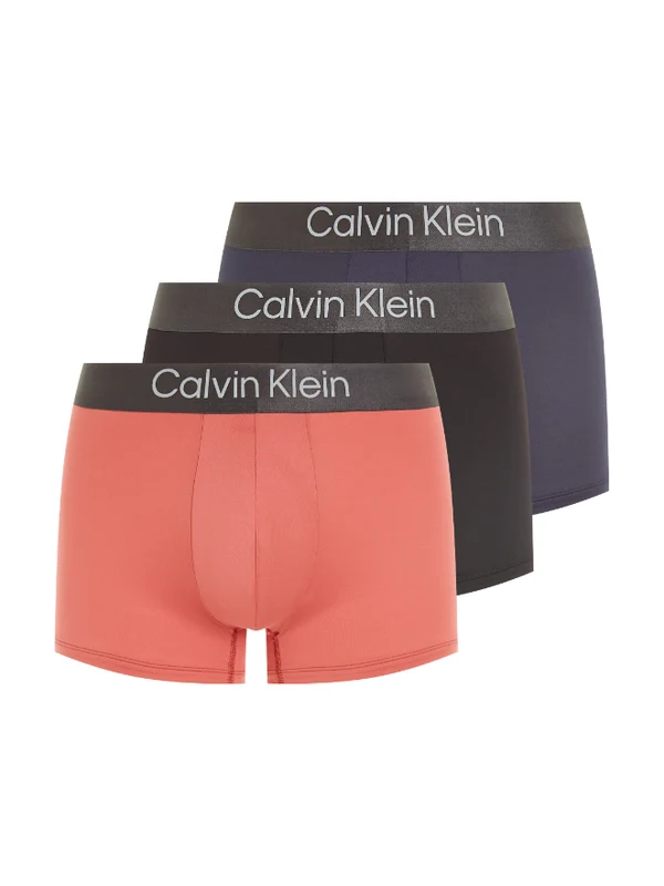 Calvin Klein - Men's Set Of 3 Boxers Multi Color 1 / S