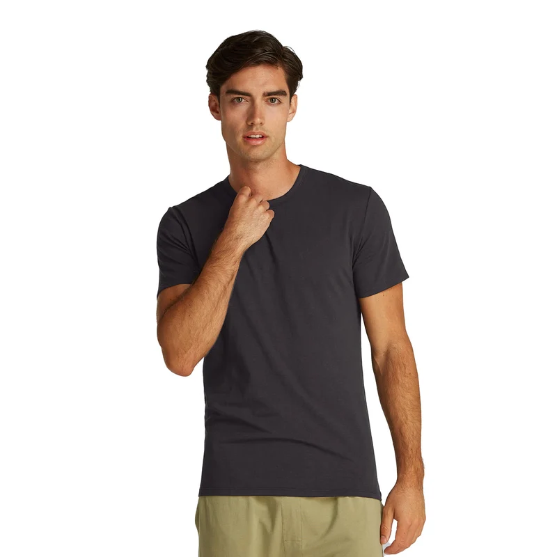 T-Shirt Uomo Calvin Klein Lounge 3 Pack Nero S