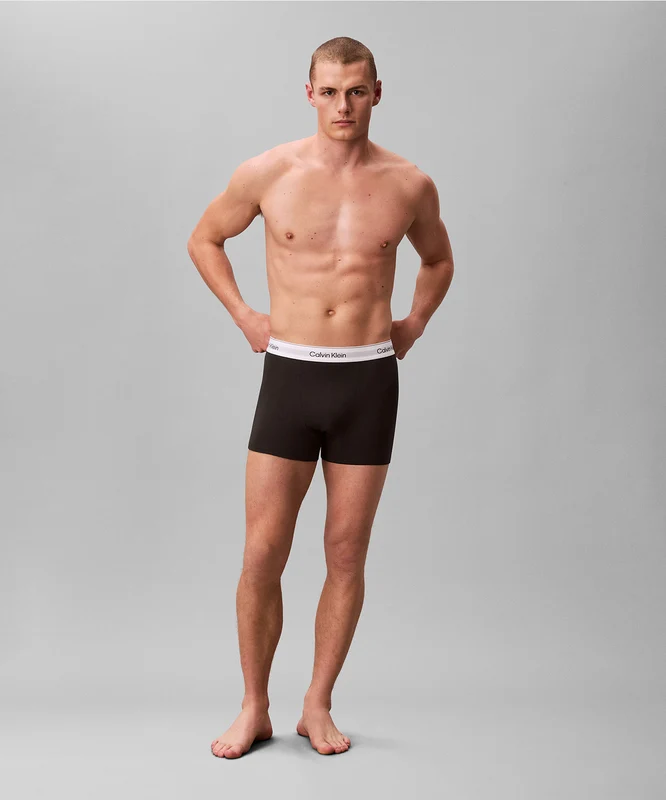 Calvin Klein Relaxed Dart Trunk 3lü Paket Siyah / S