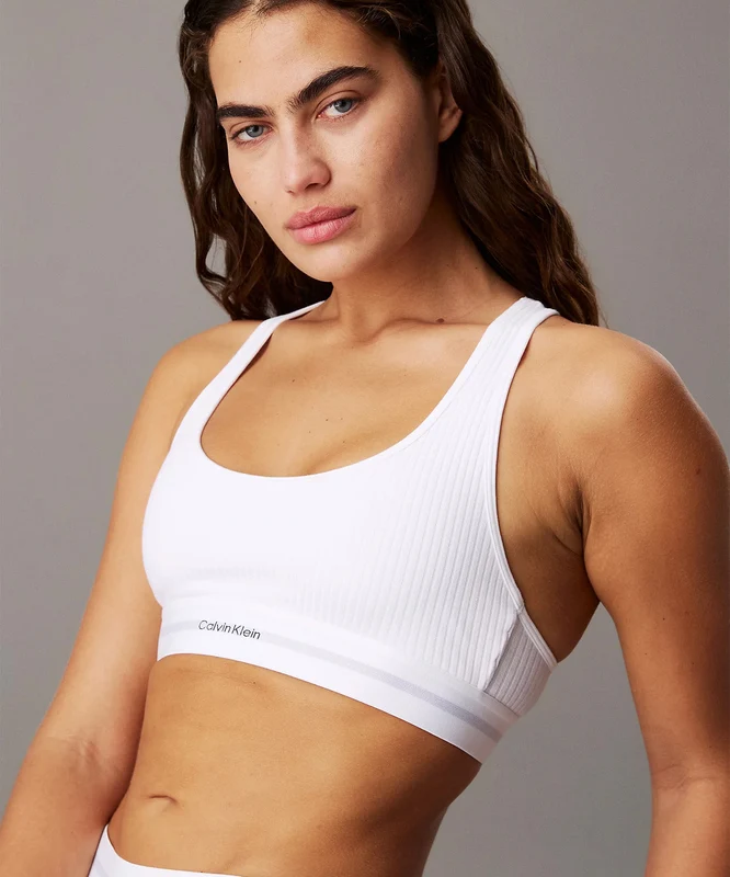 Calvin Klein Lightly Lined Bralette Beyaz / XS