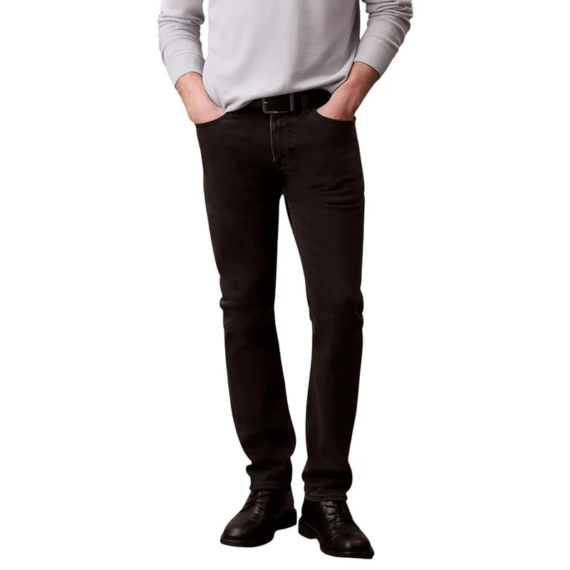 Calvin Klein Jeans Black Cotton Skinny Jeans W32 | L34