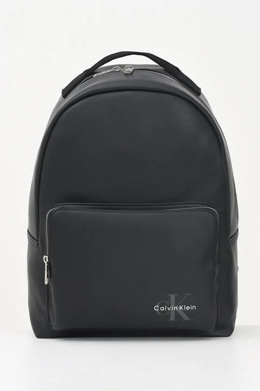 CALVIN KLEIN Zaino nero da uomo con logo UNI