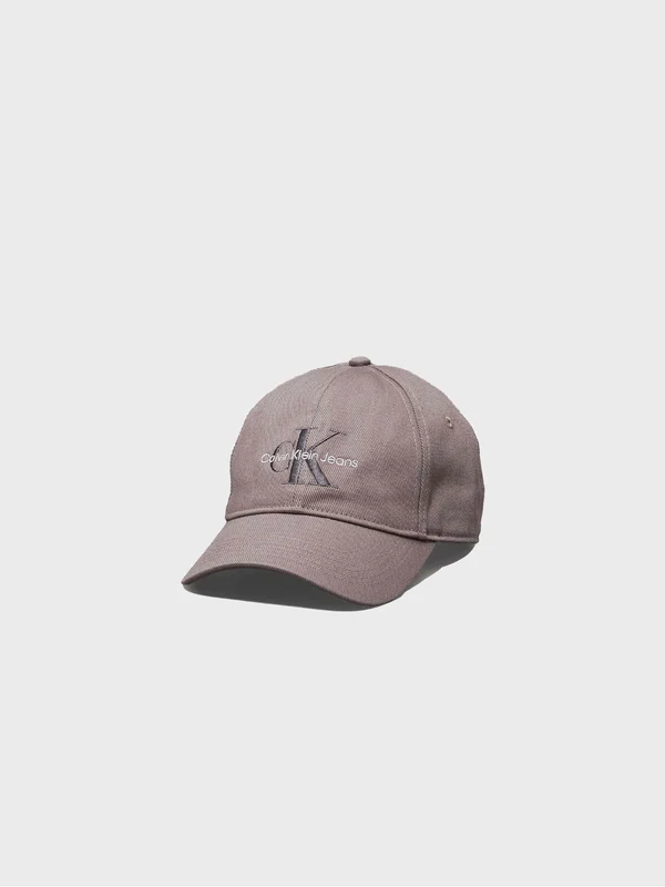 Calvin Klein Jeans - Men's Monologo Embroidery Baseball Cap Charcoal Gray / osz