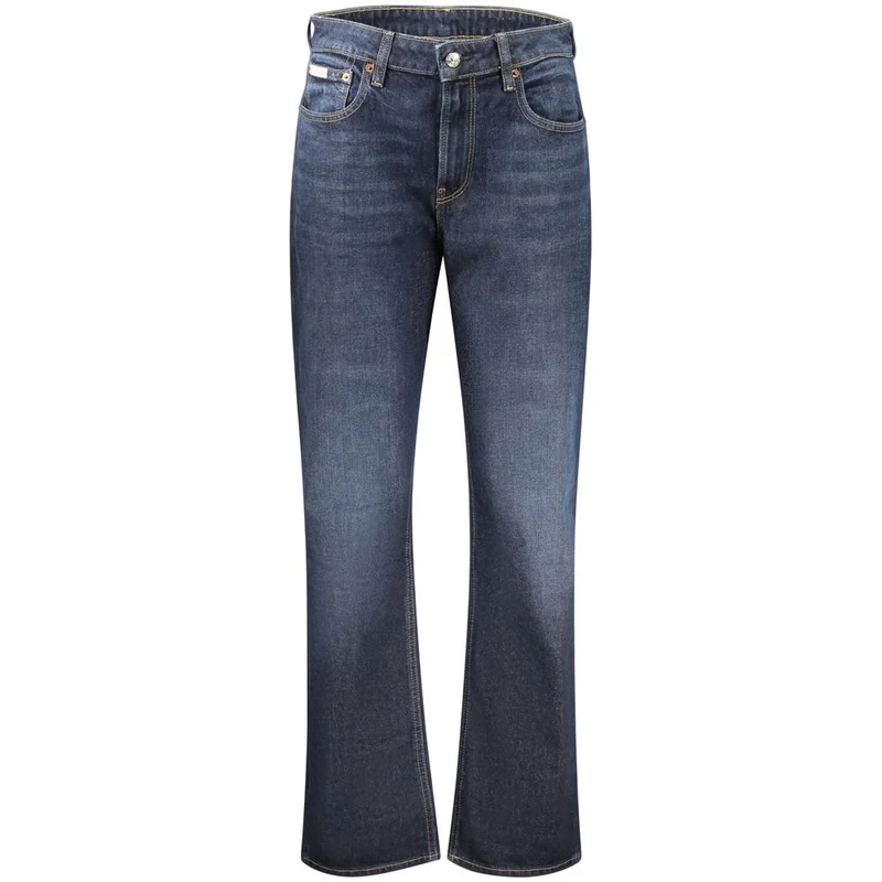 Calvin Klein Blue Cotton Women's High-Rise Jeans W26