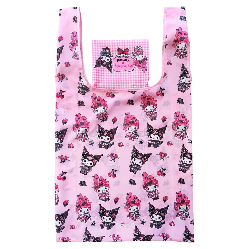 Sanrio Pink Black Party Series Tragetasche Kuromi & My