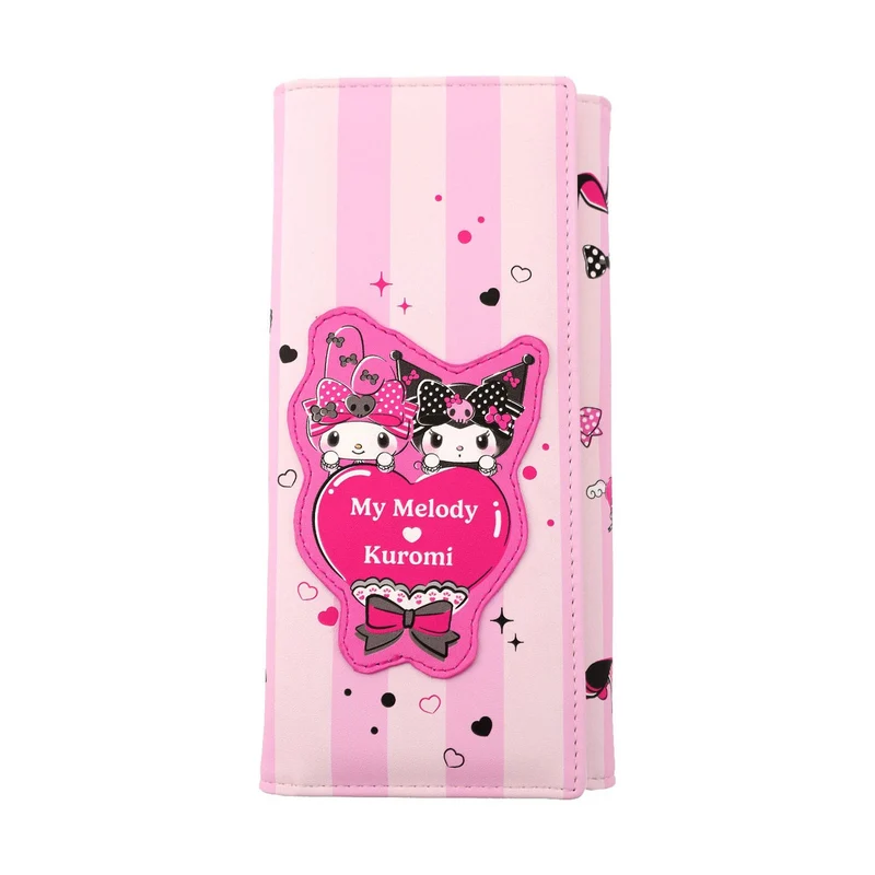 Sanrio Pink Black Party Series Geldbörse Kuromi & My Melody