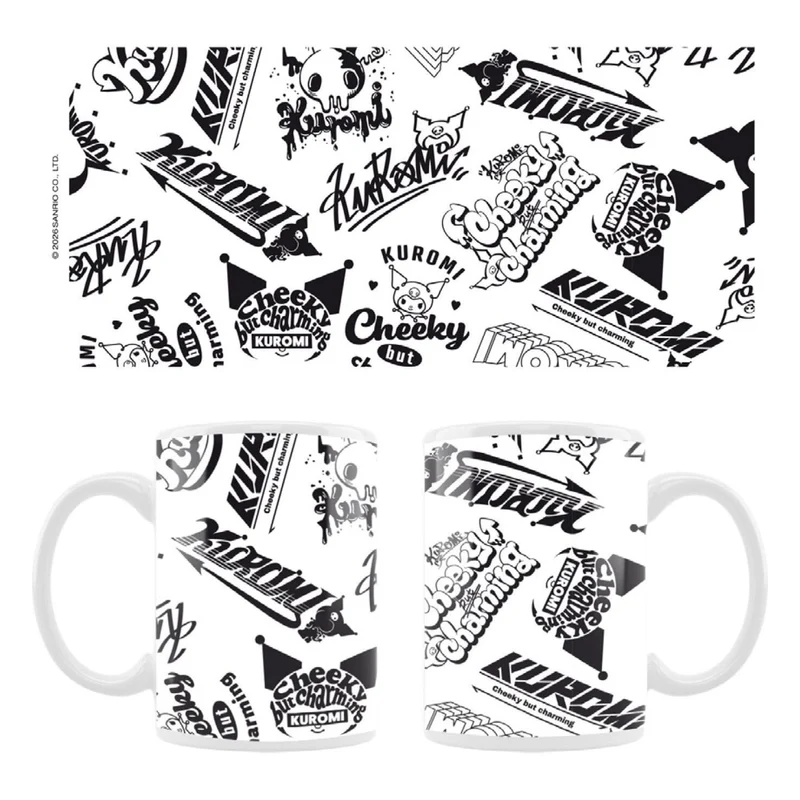 Sanrio Tasse Kuromi Street logos