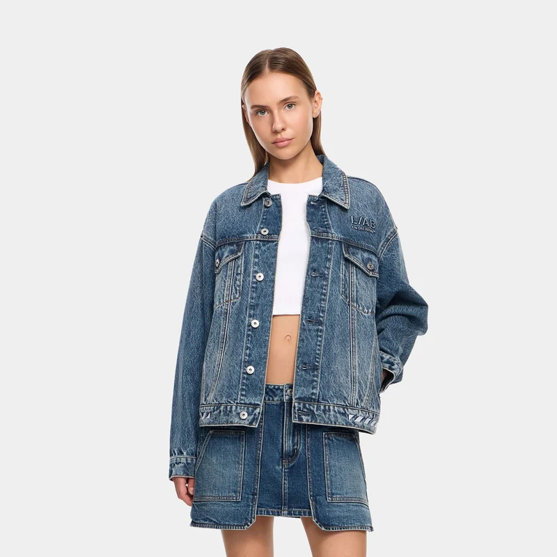Relaxed Denim Womens Jacket (Nolita) XS