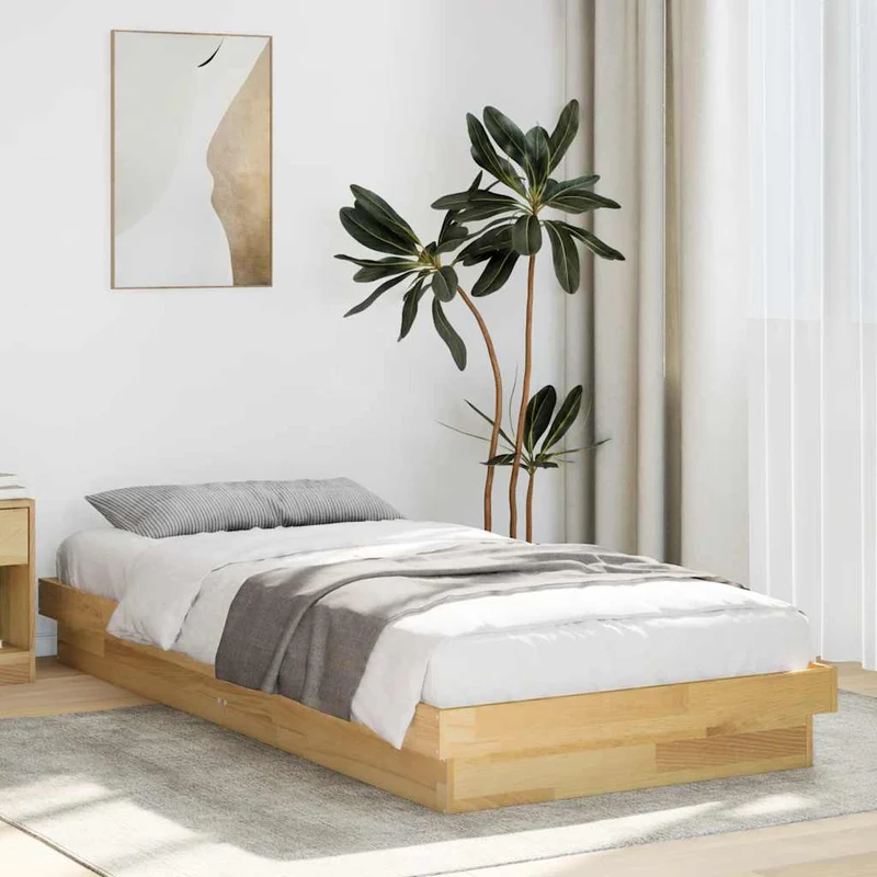 Sängynrunko Ilman Patjaa 90x200 cm massiivitammea