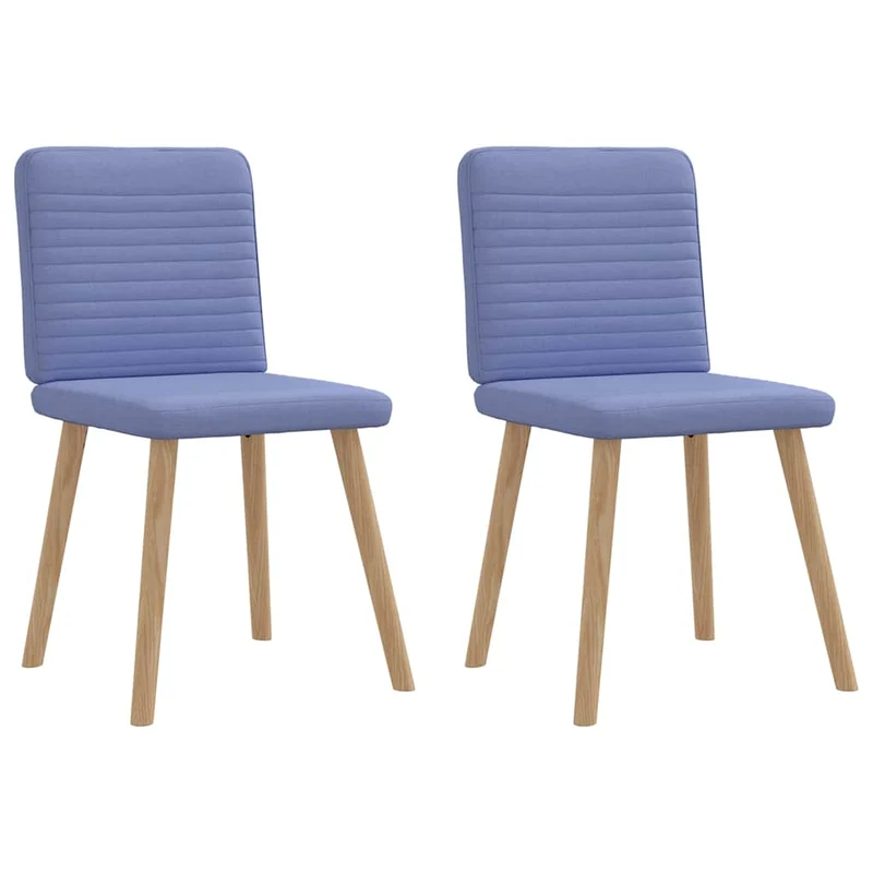 Eetkamerstoelen 2 stuks jeansblauw 45x54x86 cm