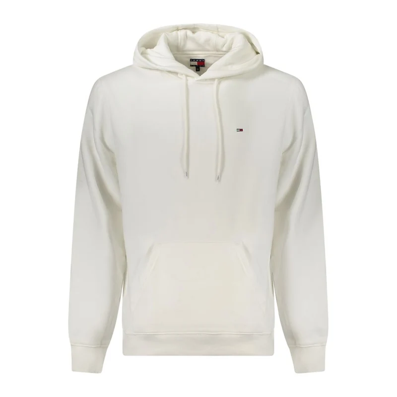 Tommy Hilfiger Bianco Cotton Men's Hoodie Sweatshirt XXL