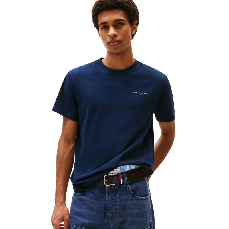 T-Shirt Uomo Tommy Jeans Slim Fit Blu XXL