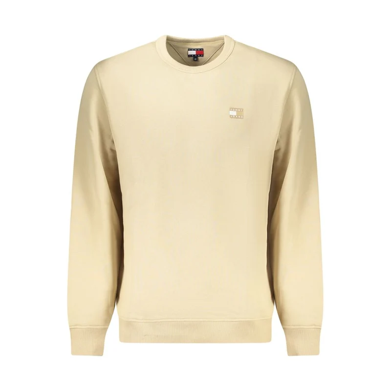 Tommy Hilfiger Beige Cotton Men Sweatshirt XXL