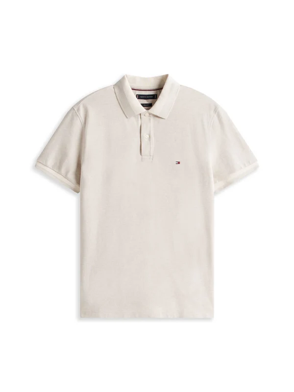 Tommy Hilfiger - Men's Regular Fit Tipped Polo Shirt Greyish / XS