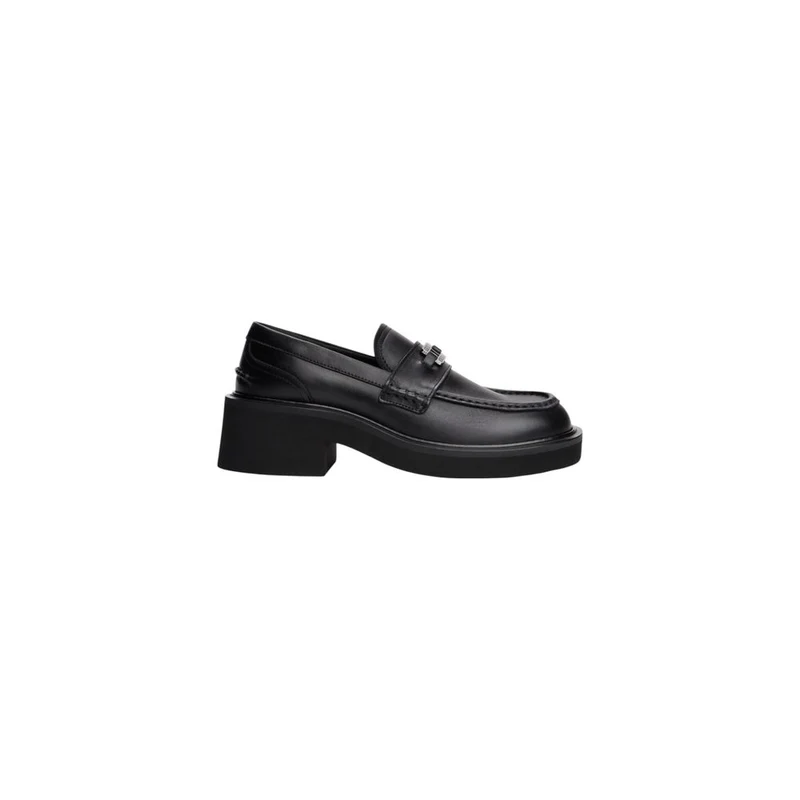 Tommy Hilfiger Jeans Black Leather Platform Pumps EU39/US9