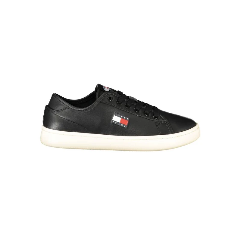 Tommy Hilfiger Black Polyurethane Women Sneaker EU36/US6