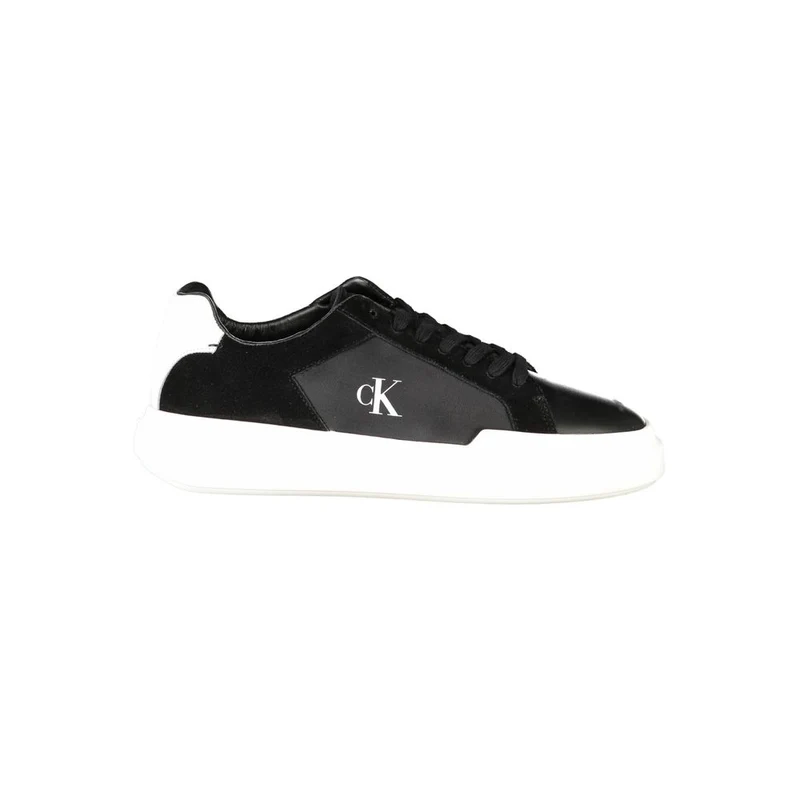 Calvin Klein Nero Leather Men Sneaker EU44/US11