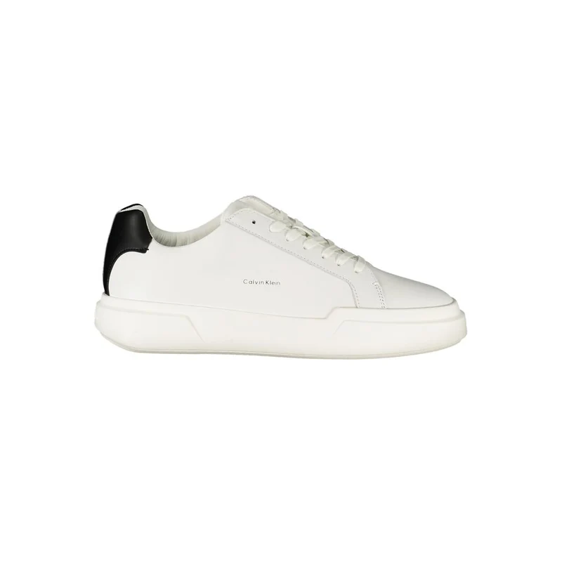 Calvin Klein Bianco Leather Men Sneaker EU45/US12