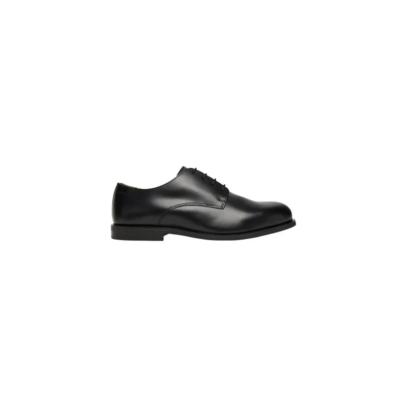 Calvin Klein Black Leather Oxfords And Derbies EU40/US7