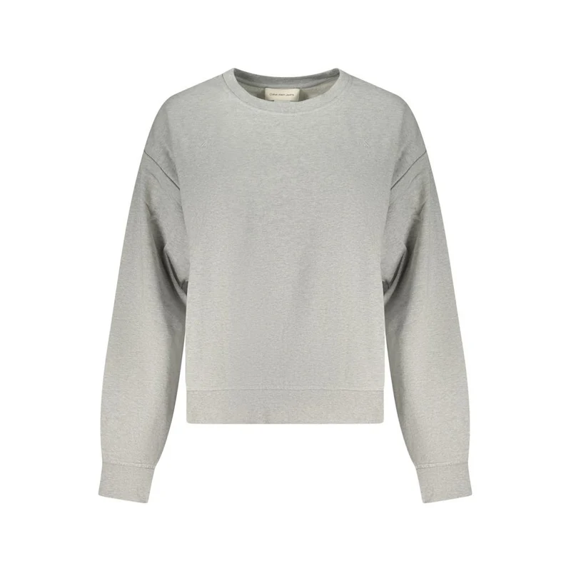 Calvin Klein Grigio Cotton Women Sweatshirt S
