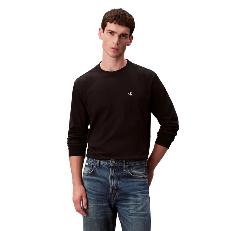 Maglia Uomo Calvin Klein Easy Monogram Nero XL