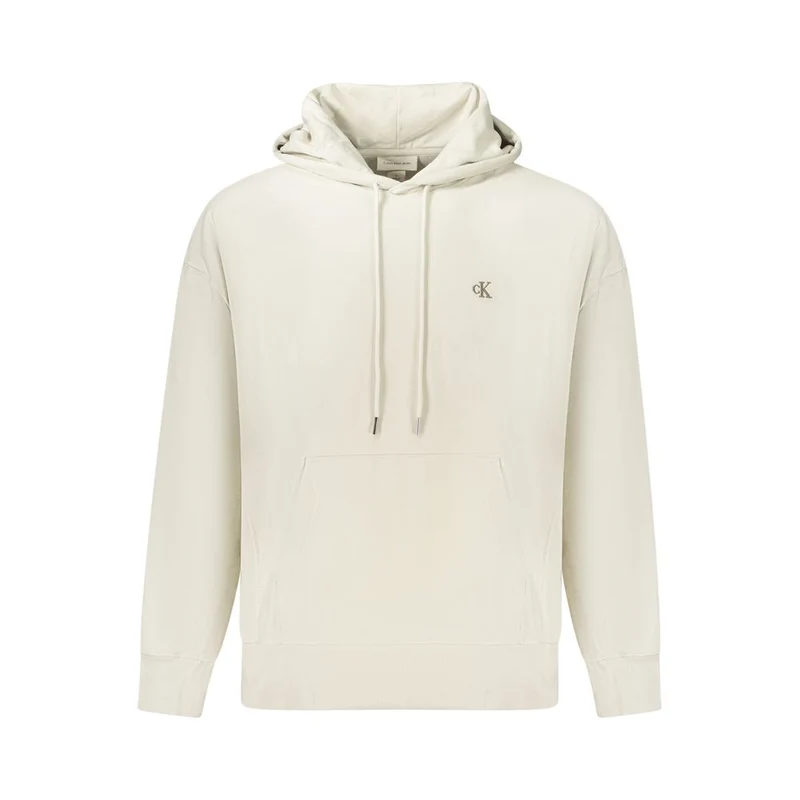 Calvin Klein Beige Cotton Men's Hoodie M