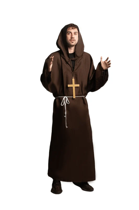 Pastor Anzug Braun Männer XL/2XL