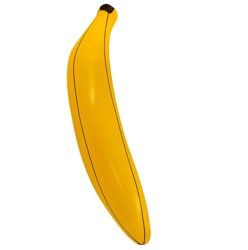 Aufblasbare Banane, gelb, 60 cm
